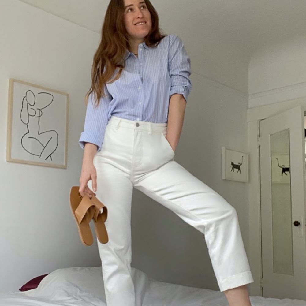 Everlane straight leg crop Size 10